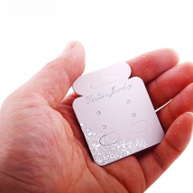 100pcs New Design 3 style Rectangle Earring Display Cards Jewelry Holder Gift Shop Tags Wholesale