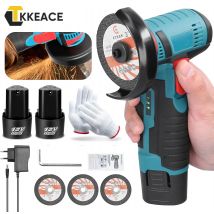 TKKEACE 19500 obr./min 12V Mini Szlifierka Kątowa Bezprzewodowa Maszyna do Szlifowania Akumulatorowa Szlifierka Litowa Narzędzia Elektryczne do Szlifowania i Cięcia