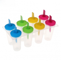 7Pcs/8Pcs Ice Cream Lolly Maker Form DIY Pop Mould Frozen Popsicle Yogurt Molds Tools