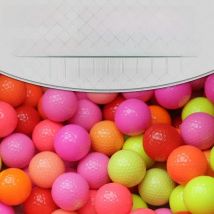 PGM 10PCS Golf Ball Two Piece Sports Ball Professional Practice Double Layer Multi-Color Balls Indoor Outdoor Training Aids