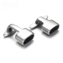 316L Stainless Steel Clasp Hook for Leather Cord Paracord Bracelet Jewelry Making DIY Connector Clasps Accessories