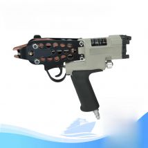 WOODPECKER C-760A 16 Gauge Pneumatic Hog Ring Gun, 12.5mm Inner Crown, 3.0mm Closure Diameter, for Cages, Car Seats, Fencing