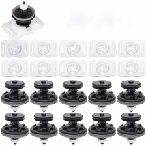 10set Car Door Card Interior Trim Panel Clips For VW Touran Tiguan Golf 5/6 Passat Jetta CC Polo Caddy For Audi TT Mk2 6Q0868243