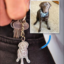 Personalized Car Keychain Custom Dog Cat Picture Pendant Cute Animal  Gifts Engraved Images Keyring Jewelry Fathers Day Gifts