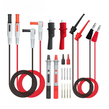 P1308B 8pcs Test Lead Kit probe banana plug to test hook cable Replaceable multimeter probe test wire alligator clip