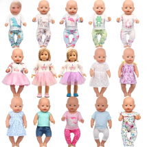 Baby Doll Clothes Animal Alpaca Horse Dress Skirt For 18 Inch American&43Cm Baby New Born Doll Reborn OG Girl Doll Best Gift