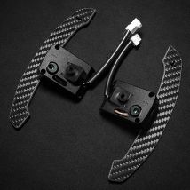 TDD 100% Real Carbon Fiber Magnetic Paddle Shifters For Nissan Micra VERSA FAIRLADY Rogue Teana X-trail Altima