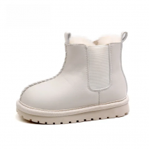 DIMI Winter Children Shoes Microfiber Leather Boys Girls Boots Fashion Soft Waterproof Non-Slip Warm Plush Kids Snow Boots