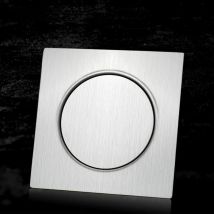 Pop Up Foot Floor Drain 304 Stainless Steel Anti-odor Bath Drains Push Down Deodorization Square Shower Room Cover Plug 12*12cm