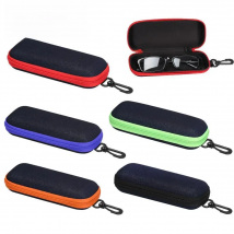 Fashion Denim Fabric Glasses Box Zipper Sunglasses Protection Container Eyeglasses Case Reading Glasses Organizer Carry Bag