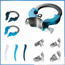 Dental Sectional Contoured Matrix System Matrix Bands Dental Tulwar Wedges + Metal Matrices + NITI Clamping Ring Dentist Tools