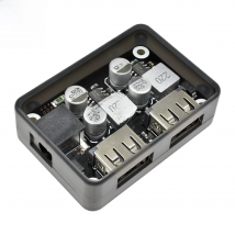 QC3.0 QC2.0 Car USB Charging Buck Module Step Down Fast Quick Car Charger Board 24V 12V to 5V 9V Voltage Regulator DC Dual USB