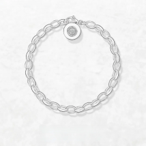 Cross Link Chain Charm Bracelets,925 Sterling Sliver Trendy Gift for Women,Europe Style Jewelry,Fashion Accessorie Club
