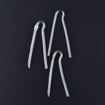 R Shape BTE Earmold Hearing Aid Tubing Tube with Plastic Lock Preformed New Arrival