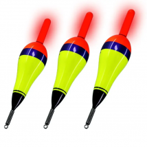 1pc LED Luminous Fishing Float Electronic Fishing Bobber Buoys #1.5 #2.0 #3.0 Glowing Night Floats For Rock Fishing