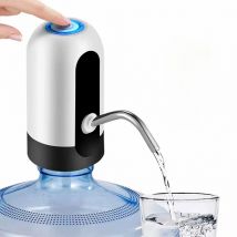 Water Bottle Pump Automatic Drinking Portable Electric Water Dispenser with Switch USB Charging for Universal 5 Gallon Bottle