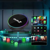 CarlinKit MINI Wireless CarPlay Adapter Android Auto Wireless TV Box 2025 New 2K HD HDMI Input Dongle for Youtube Netfliex Music