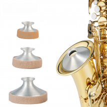 NAOMI Tenor/Alto/Soprano Saxophone Mute Lightweight Sax Mute Sax Metal Dampener Accessory Practice Tools