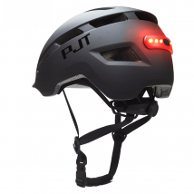 PJT New Cycling Helmet In-Mold Mountain Road USB Rechargeable Tail light Bicycle Bike Helmet Sports Safe Hat MTB Cycling Helmet