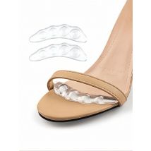 4 pcs women's non-slip sandal forefoot cushion, high quality silicone soft bonded firmly to prevent slipping