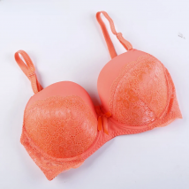 Women Sexy Underwire Padded Push Up Embroidery Lace Ladies Bra 34 36 38 40 42 44 D E Brassiere Bra Push Up Bras BH Lingerie