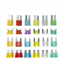 30PCS Standard Mini Micro 32V Auto Blade Fuse for Car 5 10 15 20 25 30 AMP Each 5pcs Car Fuse Auto Fuse White Yellow Red Blue