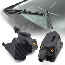 2Pcs Universal Car Windscreen Washer Wiper Blade Water Spray Jets Nozzles Mounted onto 8mm 9mm Arm Adjusted 4 Way Upgrade Nozzle