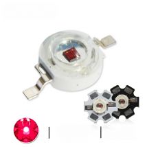 10-100PCS High Power LED 1W 3W 660nm Deep Red Grow Plant COB SMD Chip 3W Watt Lamp Chip For DIY LED Beads For Plant Fruit Growth