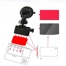 For 70MAI A800 Dvr Suction Cup Bracket, Dash Cam Mirror Mount Kit for 70mai A800s Dash cam.for 70mai A810 car DVR Holders 1pcs