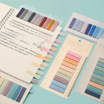 Color Series Self Adhesive Memo Pad Sticky Notes Bookmark Point It Marker Sticker Paper for Office And School Supplies