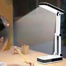 LED Table Lamp Foldable Eye Protection Desk Lamp USB Rechargeable Student Reading Light Creative Portable Night Bedroom Lamps