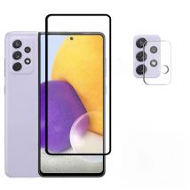 4-in-1 For Samsung Galaxy A72 Glass For Samsung A72 Tempered Glass Full 9H Screen Protector For Samsung A73 A72 Camera Lens Film