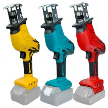 Electric Reciprocating Saw 0-3000SPM Cordless Saber Saw Woods Metal Plastic Cutting for Dewalt/Milwaukee/Makita 18V 20V Battery