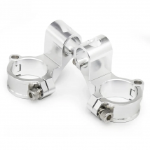 Motorcycle Rised Riser Clip on 37 41 43 45 48 50 51MM Adjustable Clip ons 7/8"Handlebar Handle Bar Clamp 1.5" Rised