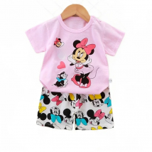 Cartoon print Newborn baby Clothes set soft cotton Baby set Baby girls Set 0-3year summen baby girls clothes set