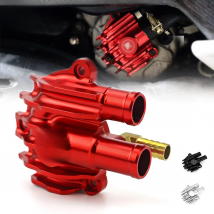 Motorcycle CNC Aluminum Water Pump Cover Protection Guard for VESPA GTS 250 300 GTV HPE 2013 - 2019 2020 2021 2022 Accessories