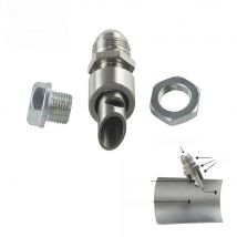 PQY - Stainless Steel Exhaust Vacuum Kit Catch Can Vent E-VAC Scavenger Kit includes T304 SS E-VAC fitting PQY-ESS01