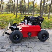 Remote Control Robotic Lawn Mower 4 Wheel Flail robot Gasoline Lawn Mower