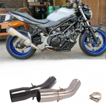 Slip For SUZUKI SV650 SV650X SV650S SV 650 2016-2021 Motorcycle Modified Mid Link Pipe Connect 51mm Exhaust Muffler Escape Moto