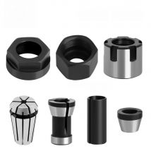 LAVIE Carving Machine Collet Trimming Machine Woodworking Accessories Adapter ER Clamp Nut -C NUT COLLET