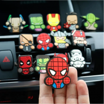 Disney Spiderman Car Clip Anime Avengers Hulk Car Aroma Diffuser Clip Car Air Conditioner Air Out