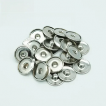 Hot sale 50PCS snap buttons 18MM for make print snap buttons or rhinestone snap buttons DIY Fittings PJ0001