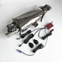 Car Electric Exhaust Valve Muffler System Remote Control Switch Button Adjustable Open Modification Kit