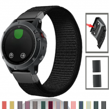 22mm 26mm Nylon Strap for Garmin Fenix 6 6X Pro Fenix 5 5X plus 3 3HR Forerunner 935 945 D2 Bravo Quick Release Smart Watch band