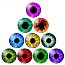 Glass eyes cabochons Round 8MM-30MM Round Dome Dragon Eye Dragon Cat Eye Toys DIY Jewelry Accessory MIX Pupil Eye Cameo