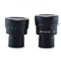 1PC WF10X/22 Stereo Microscope Eyepiece 10X High Eyepoint Wide-Angle Eyepiece Adjustable Field View  Diopter Mounting Size 30mm