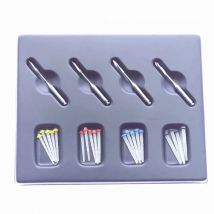 20Pcs/Boxs Dental Fibre Pile Drills Kit Dental Screw Thread Quartz Mixed Kit Glass Resin Root Canal Restorative Materials