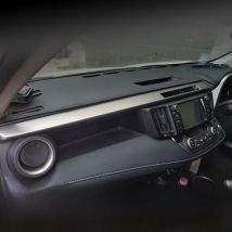 For toyota rav4 XA40 G4 2013 2014 2015 2016 2017 Leather Dashmat Dashboard Cover Pad Dash Mat Carpet Car-Styling accessories RHD