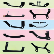 Disc Brake Base Pads Set Electric Mountain Bike PM/IS 160 180 203 Mm Aluminum Alloy Caliper Adapter Bicycle Accessory Hydraulic