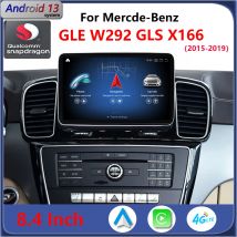 Snapdragon Android 13 Per Mercedes Benz GLE W292 GLS X166 GLE320 2015 2019 CarPlay Autoradio Navigazione GPS Multimediale HD Schermo